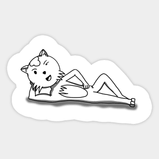 Paint Me Like One of Your French Cats Sticker